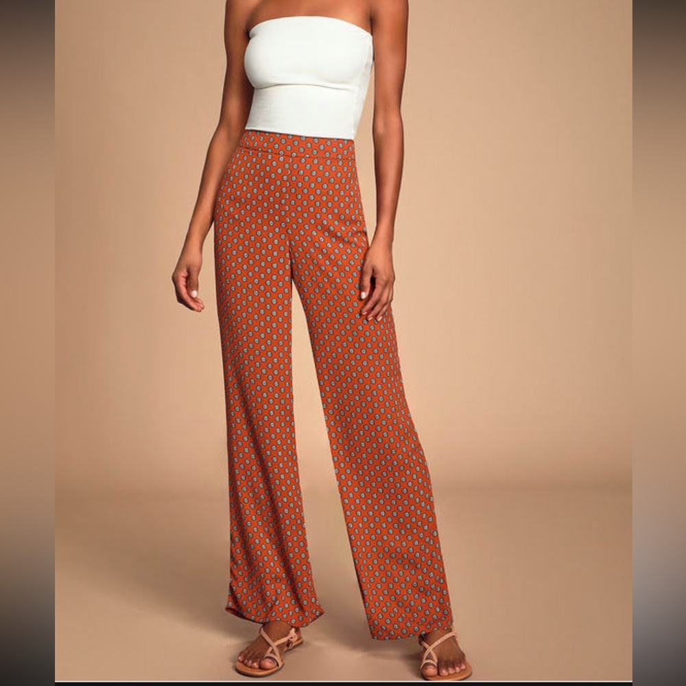 Multi floral print pants